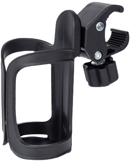 Multifunctionele universele bekerhouder - bidon houder - bidonhouder fiets - Zwarte waterfleshouder - 14*7cm van Gadgy