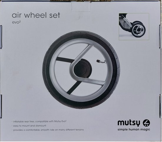 Mutsy Evo2 Set Achterwielen Air van Mutsy