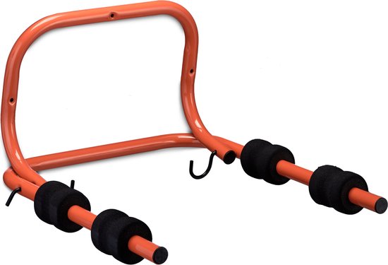 muurbeugel fiets - ophangsysteem 2 fietsen - inklapbaar - tot 30 kg - staal