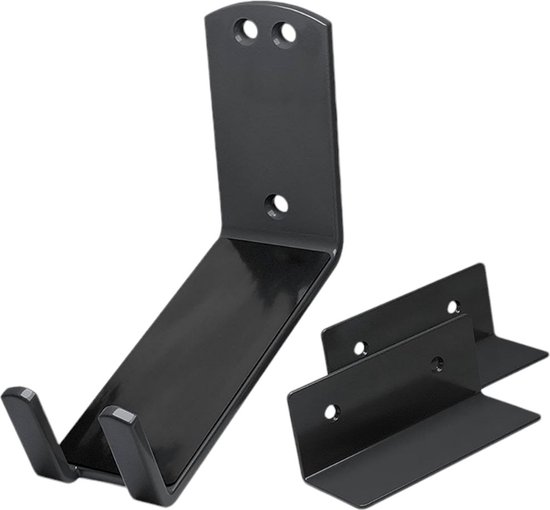 Muurbevestiging voor Pedaal aan de Muur- Zwart - Fiets Ophangsysteem - Ophangbeugel en Muurbeugel - Muurhaak - Pedaal Houder Muur van $