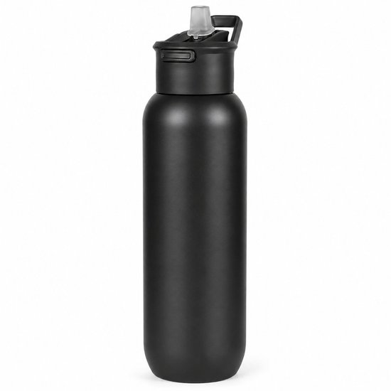 My Green Deal - RVS bidon zwart 1000ml