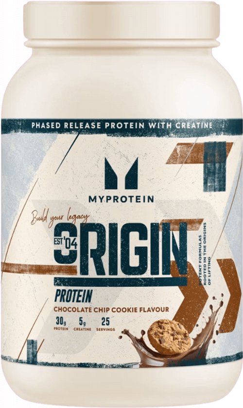 Myprotein Origin Protein (1200g) Chocolate Chip Cookie - Eiwitten - Eiwit Mix