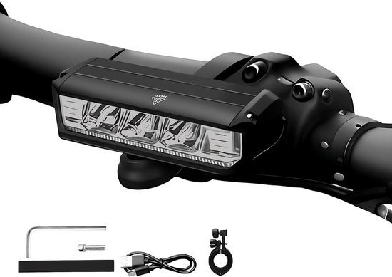 Namajunas - Fietsverlichting Set LED - Fietsverlichting - Fietslamp - Fietslampje - Voorlicht - MTB & Racefiets Verlichting - Waterdicht Fietslicht - USB oplaadbaar