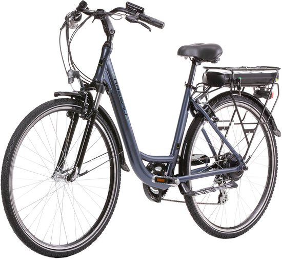 Nassau Dolphin elektrische damesfiets 13Ah 7sp 26 inch grijs van Merkloos