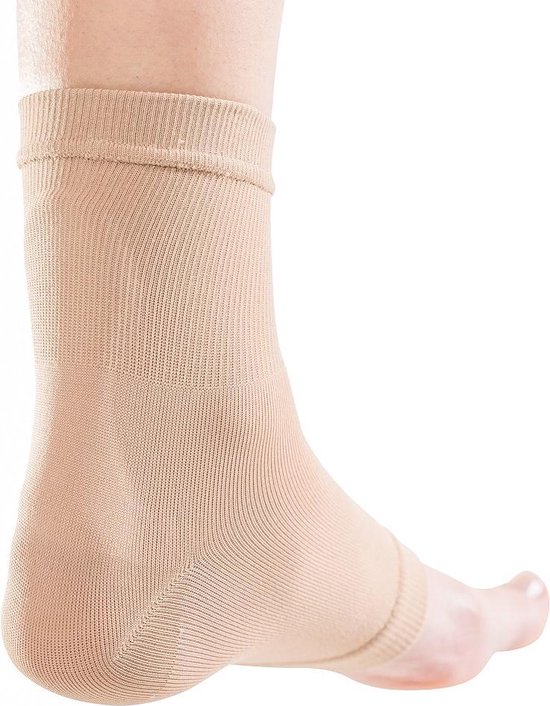 NatraCure achilles en hiel bescherming gel kous maat S/M - pijnlijke, vermoeide of gewonde achillespees - blaren - hielbescherming - compressie - bevordert doorbloeding - vochtavoerend - ondersteunt van N/A