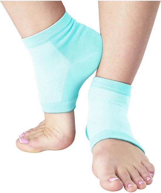 Natracure hielbeschermers met gel pads maat S (36-40) - hydraterend – ademend - zachte hakken – droge hakken – gescheurde hakken - eelt – kloven van N/A