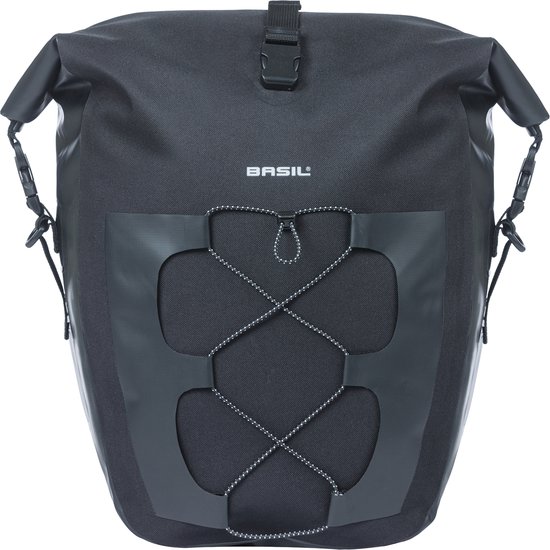 Navigator Waterpr L, MIK Studs, enk fietstas, 22L, zwart van Basil