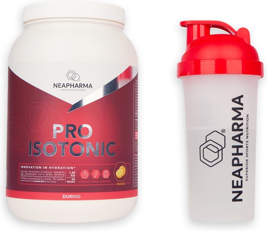 Neapharma Pro Isotonic: Orange isotone sportdrank poeder - Energy Drink - Isotonic - 1500G - 43 porties - 100% isotonisch