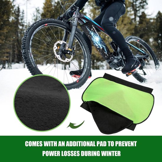 Neopreen ebike batterijhoes waterdicht stofdicht slijtvast - beschermhoes voor elektrisch fietsframe - batterijbeschermer case tegen kou en hitte van Neo