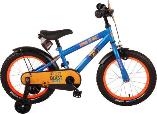NERF Kinderfiets - Jongens - 16 inch - Satijn Blauw van Nerf