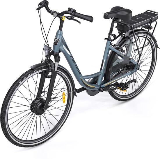 NETTLIFE Elekctrische Fiets CITY 1.3 - 250W - Tot 25km/h - Bereik 35-45km - 180*65cm - Shimano 7 Versnellingen - Mannen/Vrouwen van NETTLIFE