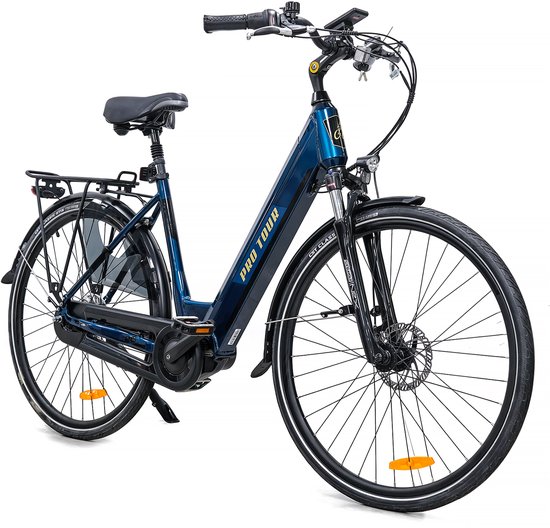 NETTLIFE Elekctrische Fiets CITY 5.3 - 250W - Tot 25km/h - Bereik 35-45km - IP54 - Shimano 7 Versnellingen - Mannen/Vrouwen van Merkloos