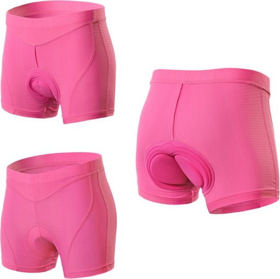 New Age Devi - Fietsonderbroek Dames met Zeem - Roze - Fietsondergoed - Fietsonderbroek - Extra Zacht - S van New Age Devi