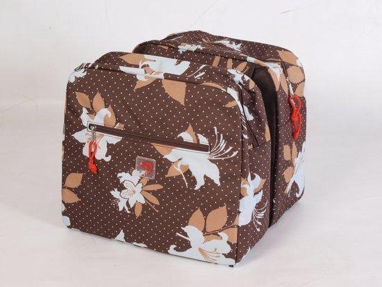 New Looxs Allegro - Dubbele Fietstas - 34 Liter - Bruin van New Looxs