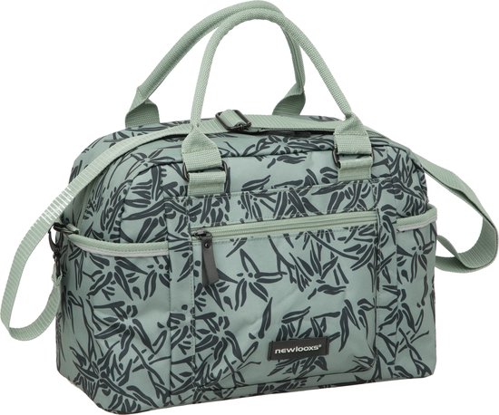 New Looxs Bari Bamboo Enkele Fietstas - Afneembaar Schoudertas - 13 liter - Groen van New Looxs