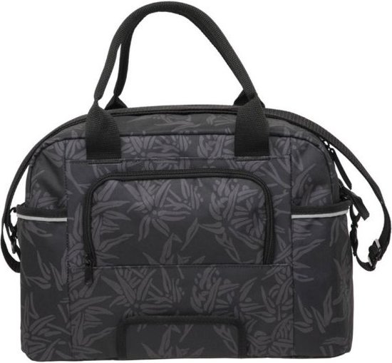 New Looxs Bari Bamboo Enkele Fietstas - Afneembaar Schoudertas - 13 liter - Zwart van New Looxs