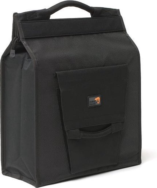 New Looxs Basic Daily Shopper Enkele Fietstas - Afneembare Shopper - Pakaftas Enkel - Boodschappentas met Haken - Stevig en Afneembaar - 24 Liter - Zwart van New Looxs