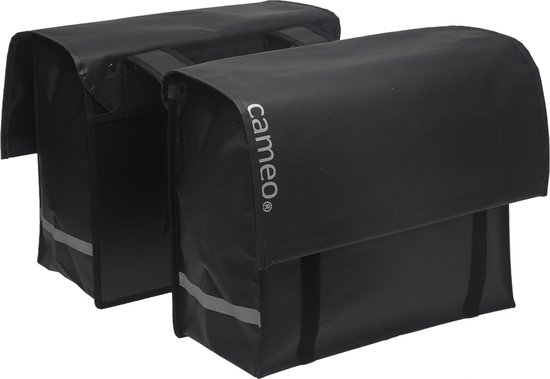 New Looxs Cameo Double Bisonyl - Dubbele Fietstas - 46 liter - Mat Zwart van New Looxs