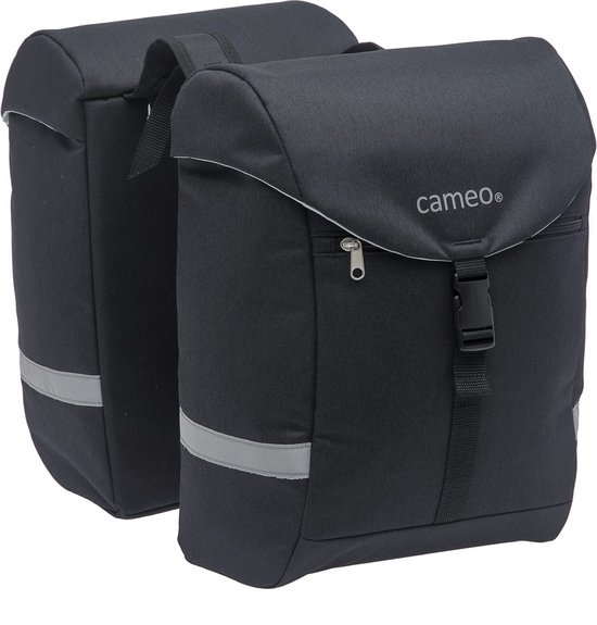 New Looxs Cameo Sports Double - Dubbele Fietstas - 28 liter - Zwart van New Looxs