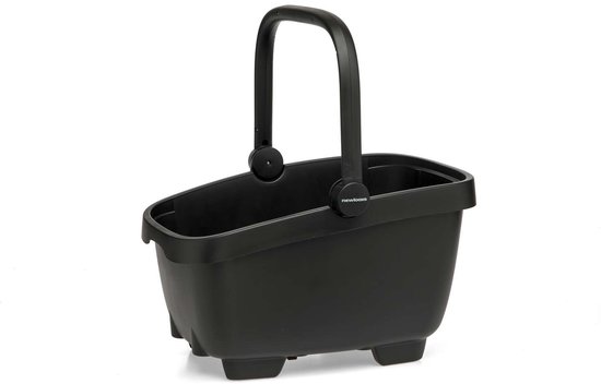 New Looxs Clipper - Fietsmand Hond - Bagagedrager - Hondenmand Fiets Achter - Geschikt voor Elektrische Fietsen - Boodschappen Fietsmand - Voor MIK bagagedrager - Zwart van New Looxs
