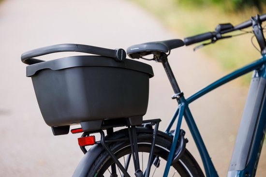 New Looxs Clipper - Fietsmand Hond - Bagagedrager - Hondenmand Fiets Achter - Geschikt voor Elektrische Fietsen – Boodschappen Fietsmand - Voor Racktime bagagedrager – Zwart