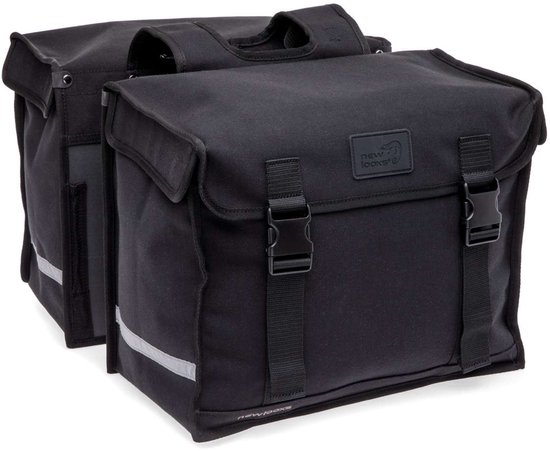 New Looxs ® Double Pannier Camping - Dubbele Fietstas - Geschikt voor Elektrische Fietsen – 66 Liter – Zwart van New Looxs