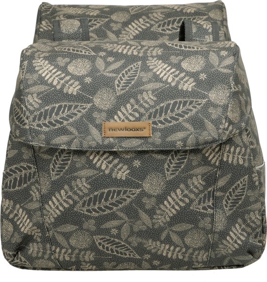 New Looxs Forest Joli Dubbele Fietstas - 37 liter - Antraciet van New Looxs