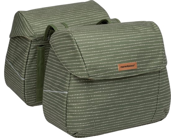New Looxs Joli Double Nomi Double Fietstas - 37 liter - Groen van New Looxs