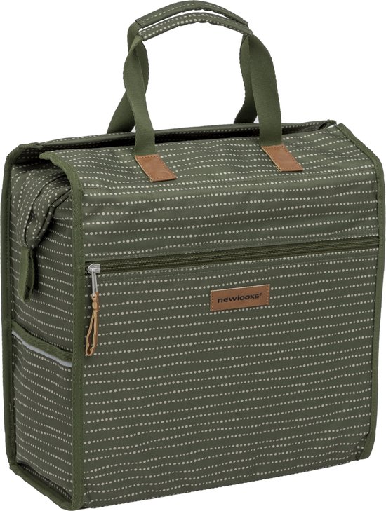 New Looxs Lilly Nomi Enkele Fietstas - Afneembaar Shopper - 18 liter - Groen van New Looxs