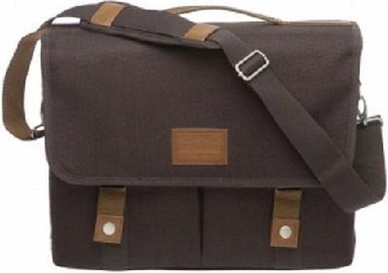 New Looxs Mondi Schoudertas Enkele Fietstas - 15.5 l - Dark Brown van New Looxs