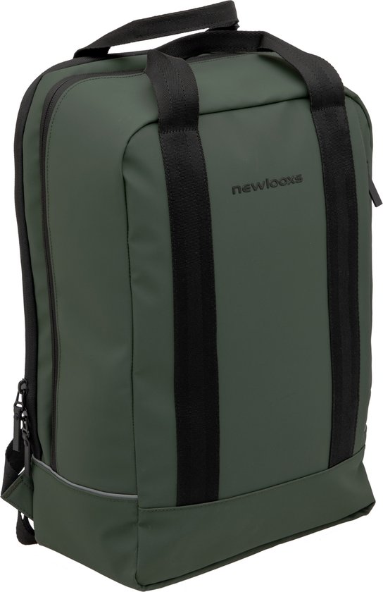 New Looxs Odense Nevada Backpack - Fietsrugzak - Rugzak met Laptop Compartiment - Fietstas van Waterdicht Polyester - 17 inch laptopvak – Groen van New Looxs