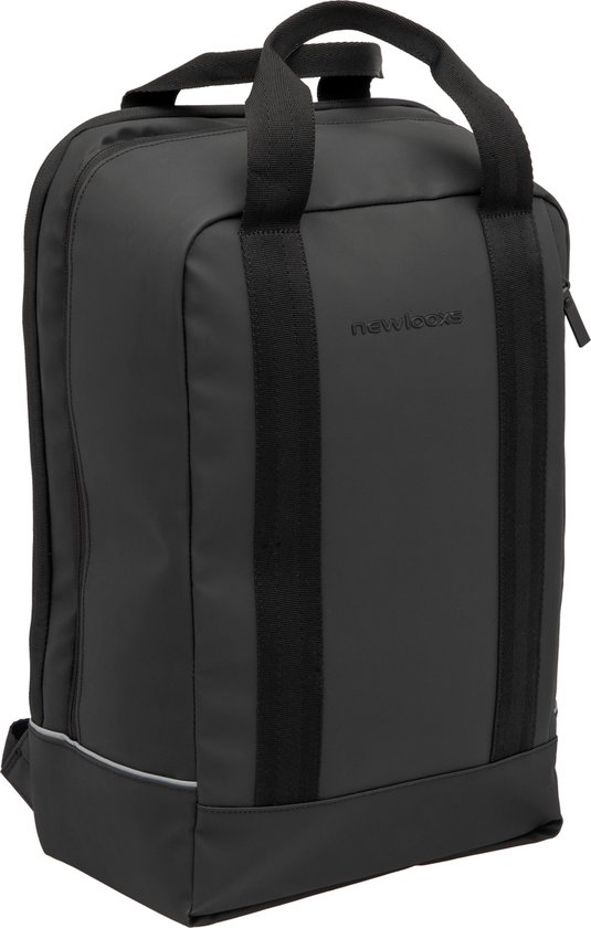 New Looxs Odense Nevada Backpack - Fietsrugzak - Rugzak met Laptop Compartiment - Fietstas van Waterdicht Polyester - 17 inch laptopvak – Zwart van New Looxs