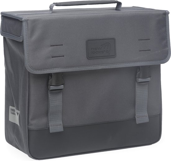 New Looxs Origin Enkele Fietstas - 17 liter – Grijs van New Looxs