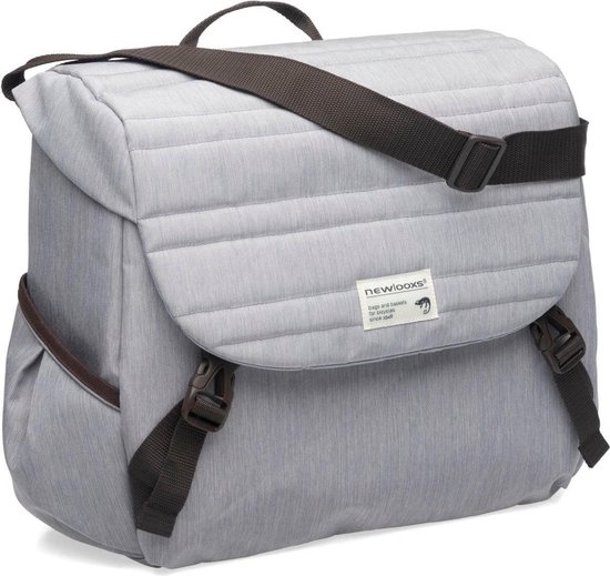 New Looxs Quilted Mondi Joy Enkele Fietstas - 18,5 liter – Grijs van New Looxs