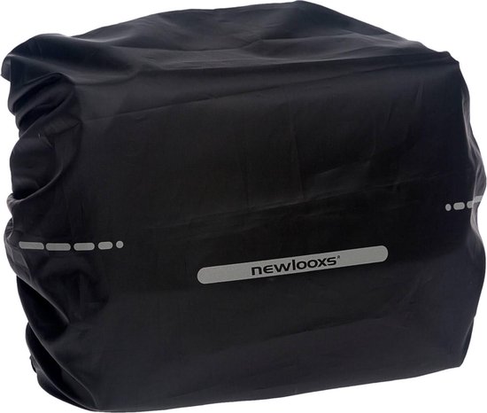 New Looxs Regenhoes voor Enkele Fietstassen - Zwart van New Looxs