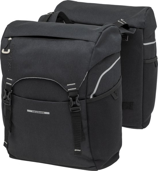 New Looxs Sports Double Dubbele Fietstas - 32 liter - Zwart van New Looxs