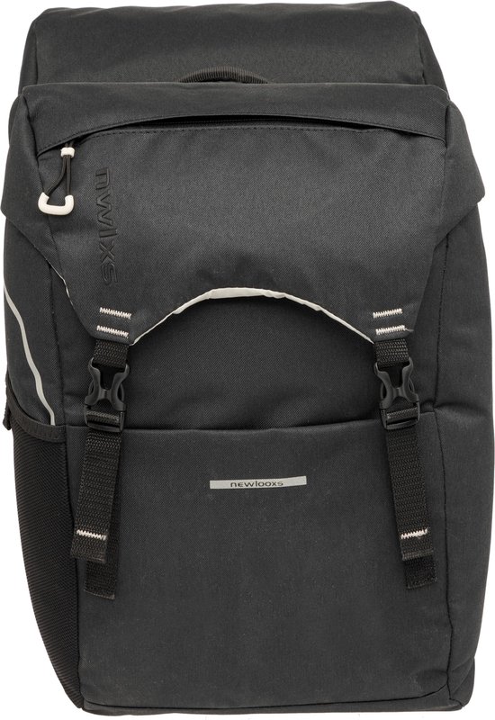New Looxs Sports Double Dubbele Fietstas Racktime 2.0 - 32 liter - Zwart van New Looxs
