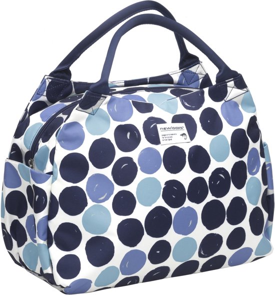 New Looxs Tosca Enkele Fietstas - 16 liter - Dot Blauw van New Looxs
