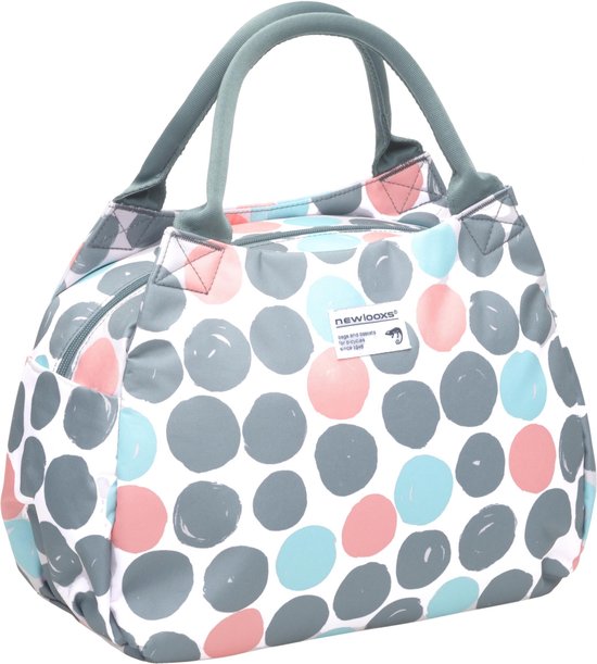 New Looxs Tosca Midi Enkele Fietstas - 11 liter - Dots multi van New Looxs