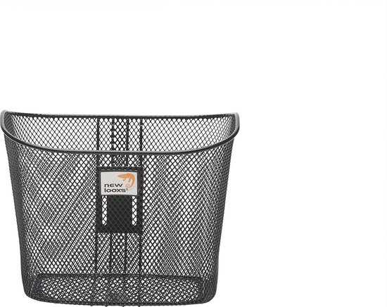New Looxs Toscane RapidLock Fietsmand Stuur - 19 liter - Staal - Zwart van New Looxs