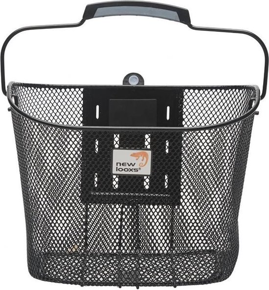 New Looxs Toscane SmartLock Afneembare Fietsmand Stuur - 19 liter - Staal - Zwart van New Looxs