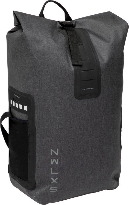New Looxs Varo Backpack Fietsrugzak - 100% Waterdicht - 15 inch Laptopvak - 22 liter - Grijs van New Looxs