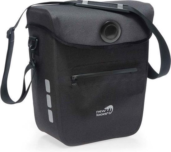 New Looxs Varo Medium - Fietstas - 13 l - Grey van New Looxs