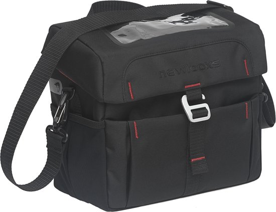 New Looxs Vigo Stuurtas KLICKfix Enkele Fietstas - 8,5 liter - Zwart van New Looxs