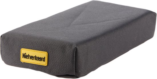 Niet Verkeerd Bagagedragerkussen 32 Cm Polyester Donkergrijs van Niet Verkeerd