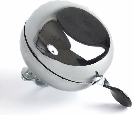 Nietverkeerd Fietsbel 60mm - Ding-dong geluid - Chroom - Staal - Stijlvol ontwerp van Merkloos