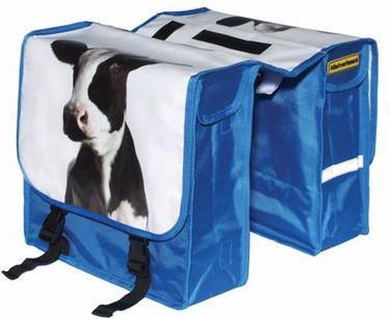 Nietverkeerd Koe - Dubbele Fietstas - 22 l - Multi van NietVerkeerd