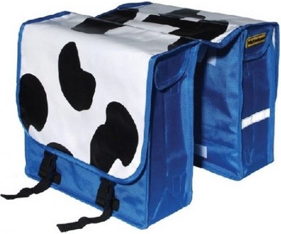 Nietverkeerd Koeienvlekken - Dubbele Fietstas - 22 l - Multi van NietVerkeerd