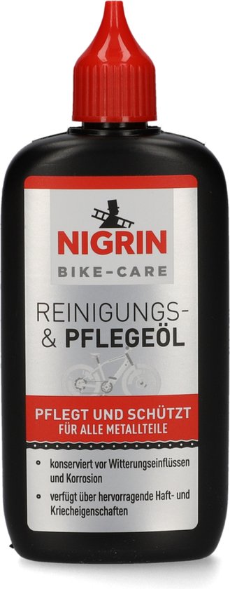 Nigrin Reinigings- en onderhoudsolie 100 ml voor fietsen van Nigrin