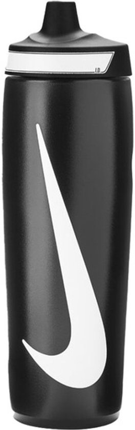 Nike Bidon Refuel Bottle grip - Zwart/Wit - 0.7 Liter van Merkloos